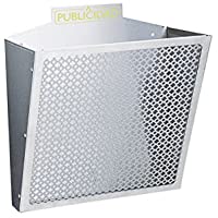 Arregui E2312 Cesta de publicidad de acero- 11 L- cuerpo y rejilla de color plata